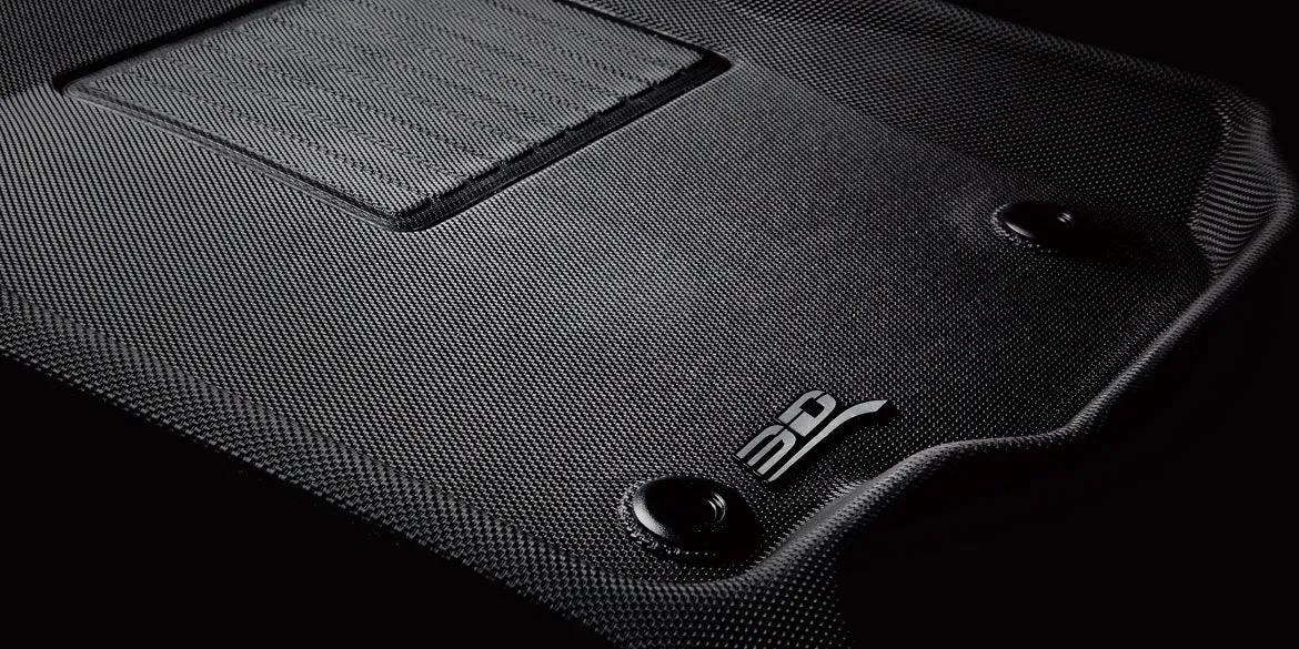 2018-21 Jeep Wrangler JLU 3D MAXpider All-Weather Floor Mats Custom Fit Car Floor Liners, Kagu Series (1st & 2nd Row, Black)