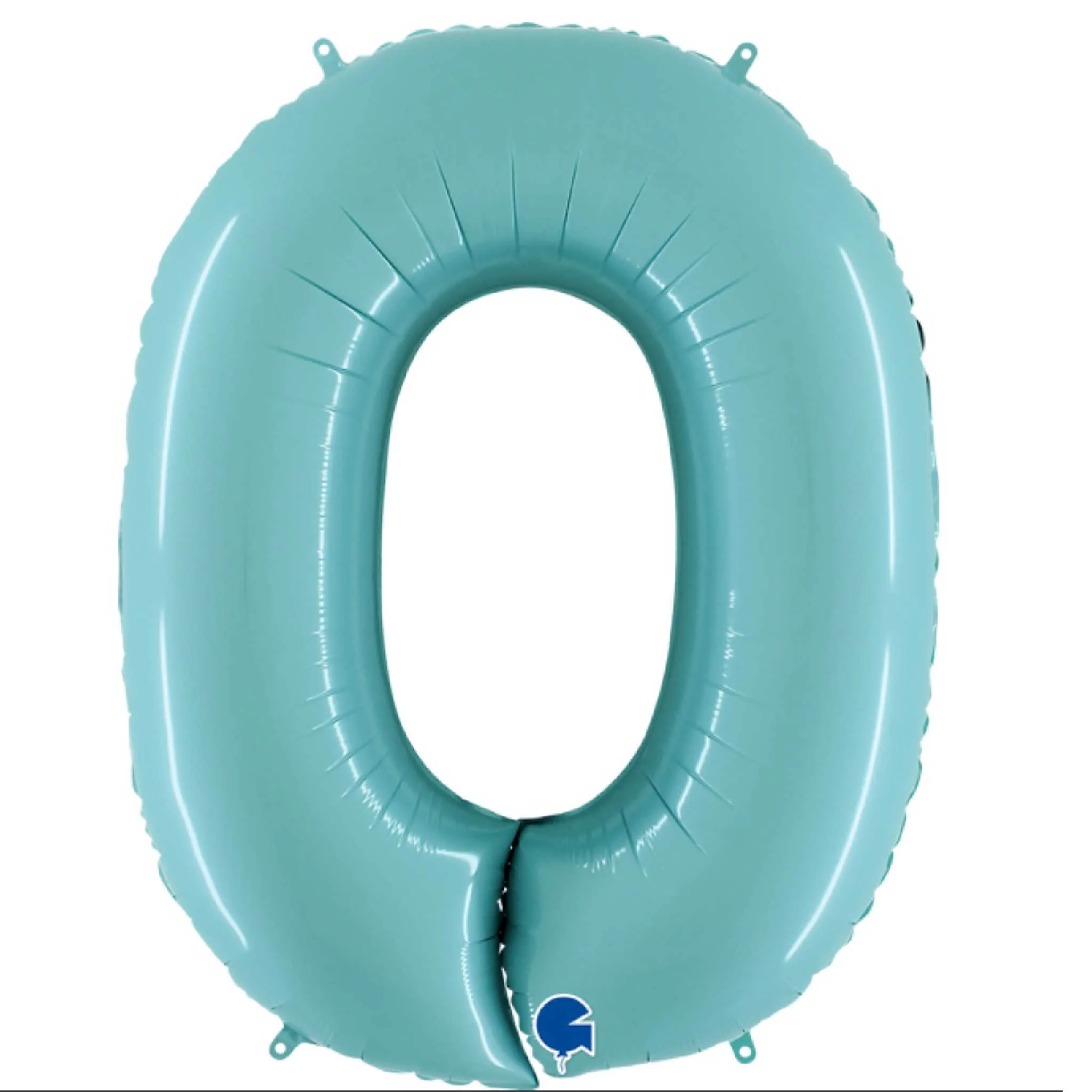 40 INCH | Pastel Blue Number Balloons