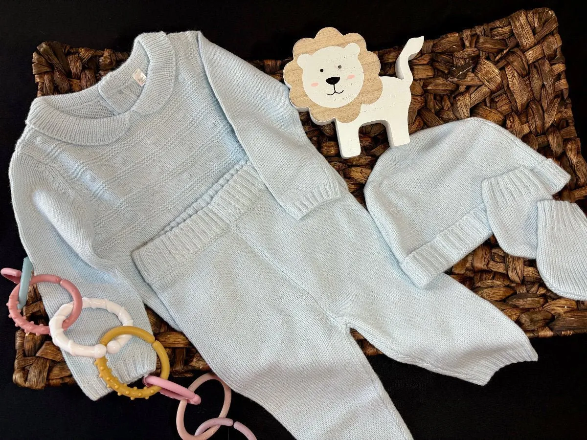 Baby Knit 4 piece Outfit 3-6 Months
