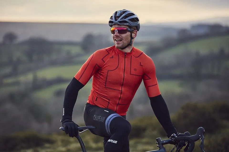 Chapeau! Club Pattern Men Jersey - Blood Orange