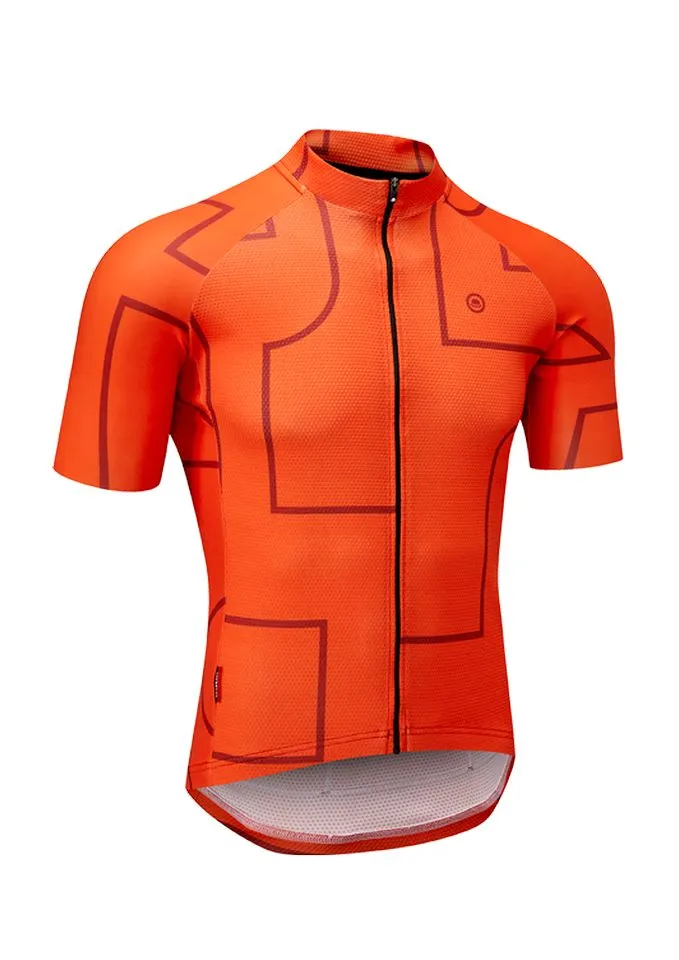 Chapeau! Club Pattern Men Jersey - Blood Orange