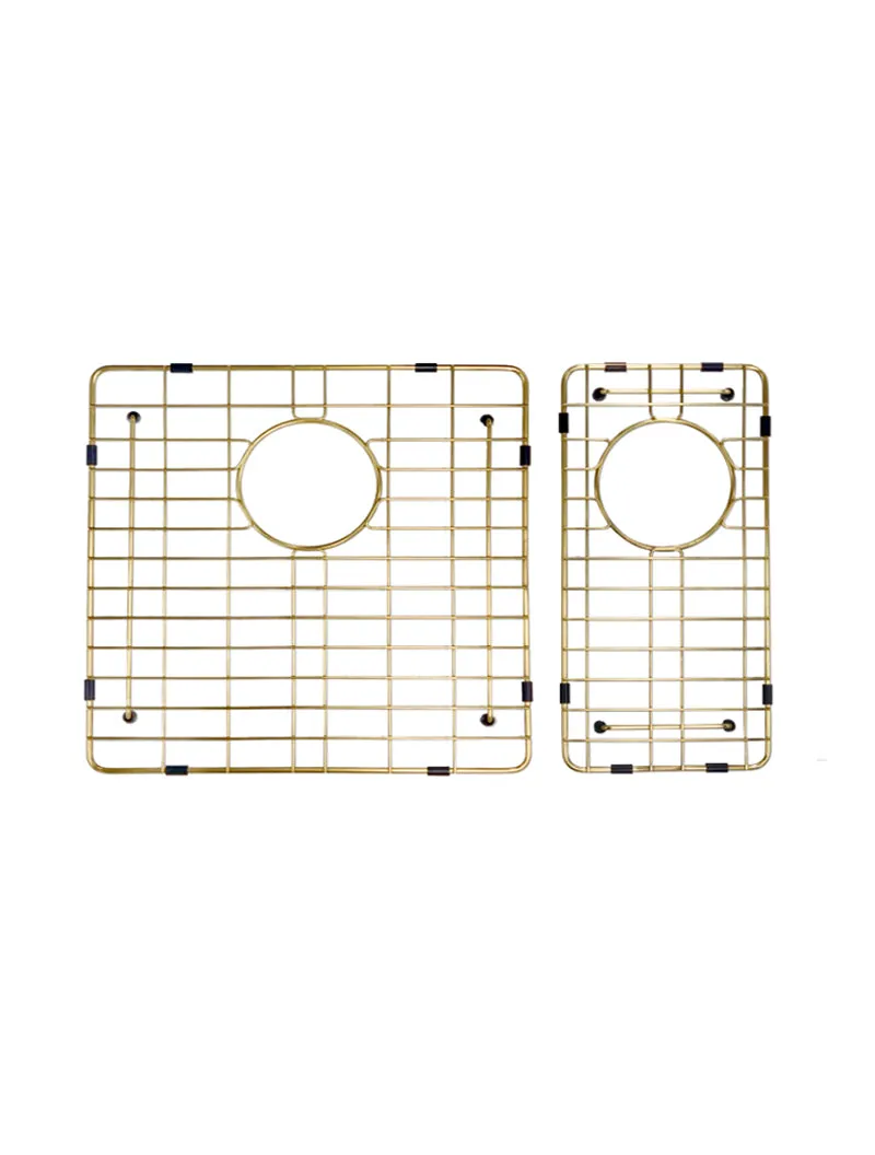 Lavello Protection Grid for MKSP-D670440 (2pcs) - Brushed Bronze Gold